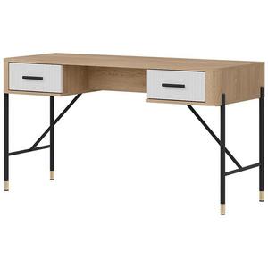 Psací stůl Dante DT23 dub cremona/bílá obraz