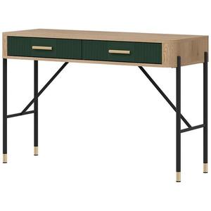 Toaletní stolek Dante DT19 dub cremona/zelená obraz