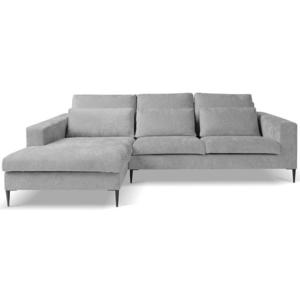 Rohová sedací souprava Roma Mini Sereno 693 světlý šedá L obraz