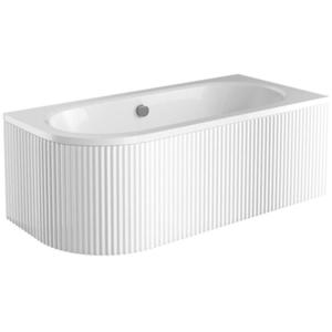 Krycí panel vany Avita Rýhovaný 180 L/P bílý obraz