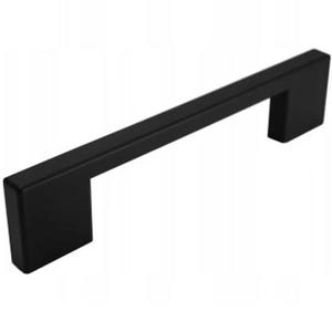 Nábytková úchytka plastová CLP L-137 128/96 černá matná obraz