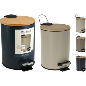 Odpadkový koš 3L mix víko bambus 170484210 obraz