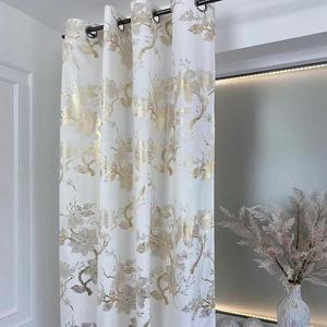 Závěs na kroužcích TOPAZ 23079 140x250 krémový obraz