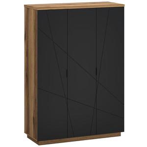 Skříň Orient H dub delano/černý obraz