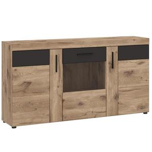 Komoda Grano GRNK02 3D dub viking/pvc dub viking/pvc šedý vesmír obraz