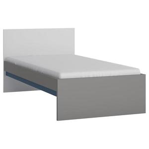 Postel Laser LASZ01B 90 šedá platina/černá perla/bílý alpský/modrá obraz