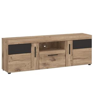 Komoda RTV Grano GRNF01 2D1S dub viking/pvc dub viking/pvc šedý vesmír obraz