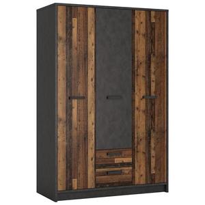 Skříň Nubi NUBS02 3D2S matera tmavá/old style obraz