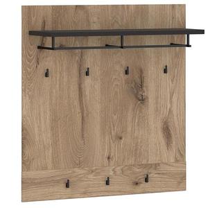 Věšák Grano GRNGP1 dub viking/šedý vesmír/pvc dub viking obraz