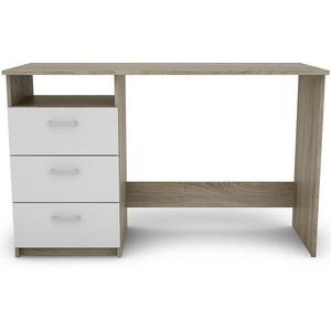 Psací stůl Ernesto 3S sonoma/bílá obraz