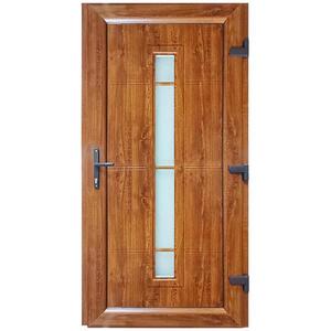 Vchodové dveře Pula D36 88x198x7 80P zlatý dub obraz