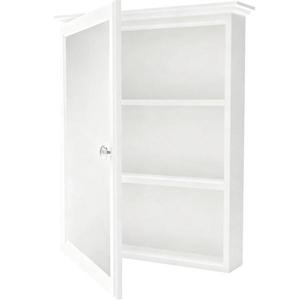 Skříňka se zrcadlem Gina 56 bílý obraz