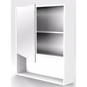 Skříňka se zrcadlem Nikki 60 bílý obraz