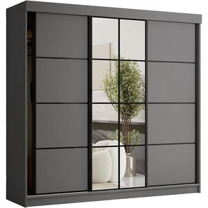 Skříň Tanger se zrcadlem 200 grafitová obraz