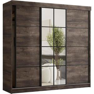 Skříň Tanger se zrcadlem 250 jasan tmavý obraz