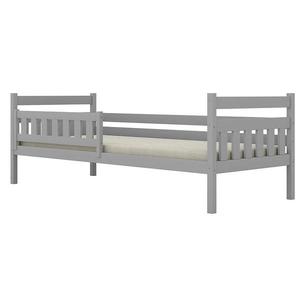 Postel Dawid standard + zábrana 80x200 šedá obraz