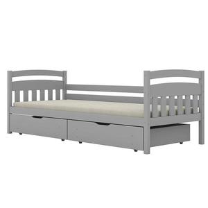 Postel Tosia velké zásuvky 80x180 šedá obraz