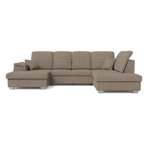 Rohová sedací souprava Amsterdam L béžová Viton 192 obraz