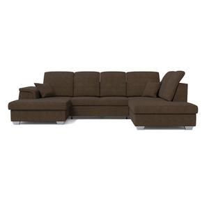 Rohová sedací souprava Amsterdam L hnědá Viton 193 obraz
