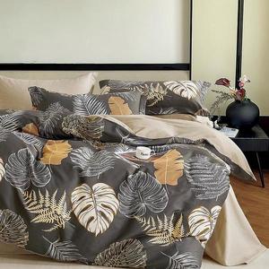 Povlečení bavlněný satén ALBS-01362B 160x200 Lasher obraz