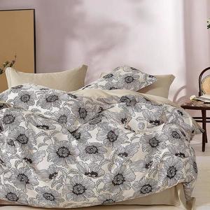 Povlečení bavlněný satén ALBS-01364B 140x200 Lasher obraz