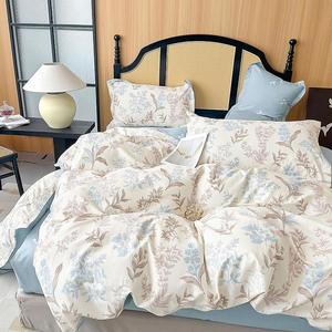 Povlečení bavlněný satén ALBS-01370B 160x200 Lasher obraz