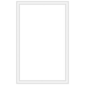 Dekorativní rám jx276 pure white 30x30 obraz