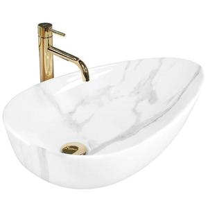 Umyvadlo na desku Greta 65 Bianco Shiny obraz