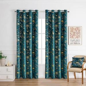 Závěs na průchodkách INESS 2504-4/210GSM 140x250 tyrkysový obraz