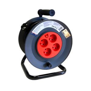 Prodlužovací kabel na bubnu 4 zásuvky 25m obraz