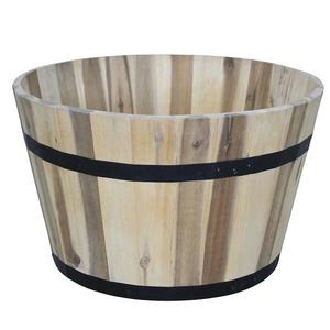 Dřevěný květináč z akátu obraz