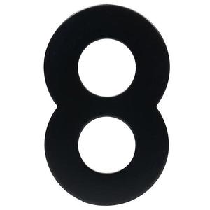Nerezové Číslo Černé 8 Rn.95l obraz