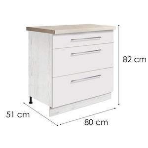 Kuchyňská skříňka Creativa 22D bílá obraz