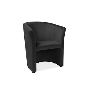 Signal Křeslo TM-1 Velvet Barva: Černá / Bluvel 19 obraz