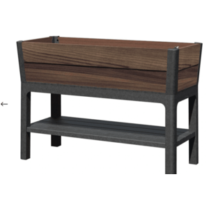 KETER Zahradní květináč DECO AGGRANDIZED | ořech obraz