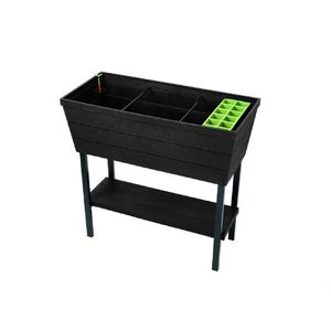 KETER Květináč CITY FLOWER | grafit obraz