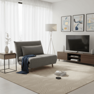 Signal Rozkládací křeslo SPIKE | šedá obraz