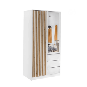 ArtStol Šatní skříň BALI LUX D2 | bílá obraz