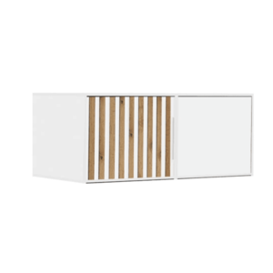 ArtStol Nástavec ke skříni BALI LUX D2 | bílá obraz