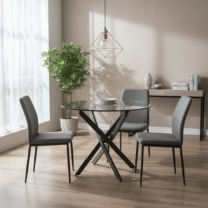 Signal Jídelní stůl AGIS | černý mat obraz