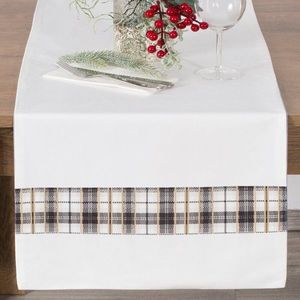 ArtFir Vánoční běhoun ANGEL 01 | bílá 40 x 140 cm obraz