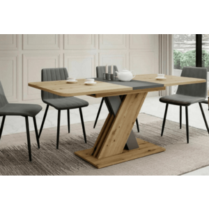 Signal Rozkládací jídelní stůl EXEL | antracit / dub artisan obraz