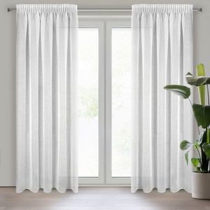 ArtFir Záclona SONIA P | bílá 140 x 270 cm obraz