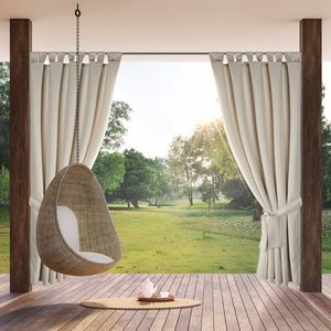 ArtFir Závěs na terasu GARDEN 2 PU | béžová 155 x 220 cm obraz