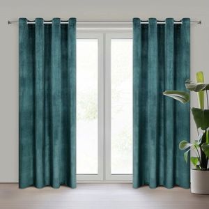 ArtFir Zatemňovací závěs MELÁNÍ K | tmavě modrá 140 x 250 cm obraz