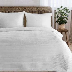 ArtFir Přehoz na postel TARA | bílá 220 x 240 cm obraz