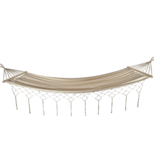 Chomik Zahradní závěsná síť BOHO | béžová 200 x 100 cm obraz