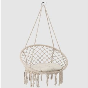 Chomik Zahradní závěsné křeslo BOHO s poduškami | obraz