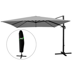 Chomik Zahradní slunečník ROMA | šedá 300 x 300 cm obraz