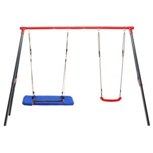 Chomik Dětská zahradní houpačka CHILL s čápováním hnízdem | obraz